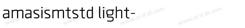 amasismtstd light字体转换